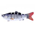 Bộ mồi câu giả nhựa cứng nhiều đoạn HENGJIA JM020 11cm 18g, 1#, 3#, 4#, 5#