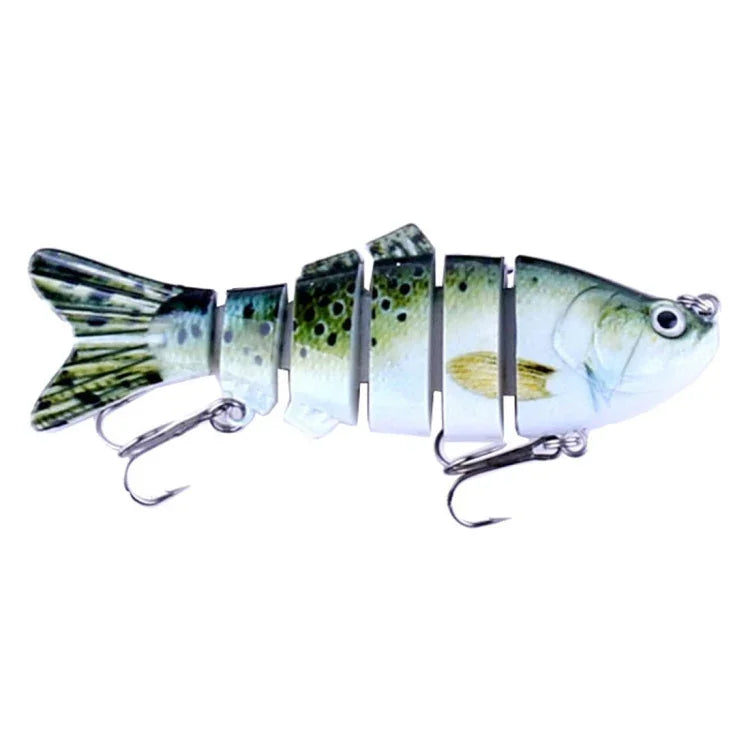 Bộ mồi câu giả nhựa cứng nhiều đoạn HENGJIA JM020 11cm 18g, 1#, 3#, 4#, 5#