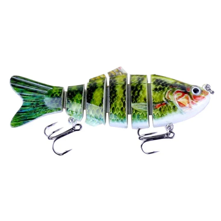 Bộ mồi câu giả nhựa cứng nhiều đoạn HENGJIA JM020 11cm 18g, 1#, 3#, 4#, 5#