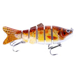 Bộ mồi câu giả nhựa cứng nhiều đoạn HENGJIA JM020 11cm 18g, 1#, 3#, 4#, 5#