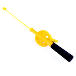 Cần câu cá băng di động 33cm bằng nhựa, cần câu cá mùa đông mini cho suối và ao