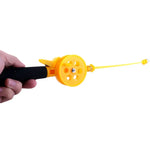 Cần câu cá băng di động 33cm bằng nhựa, cần câu cá mùa đông mini cho suối và ao