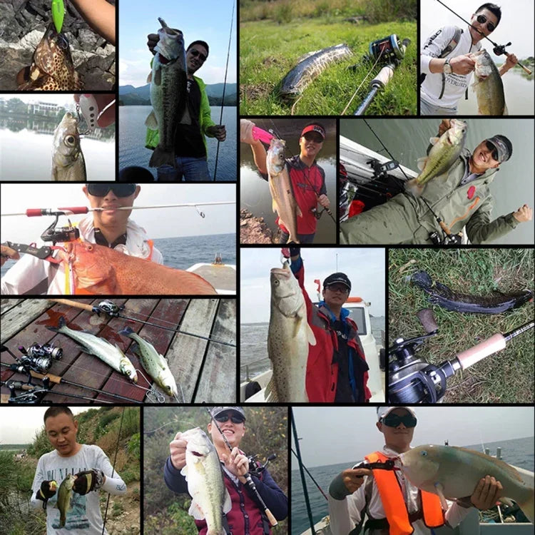 Bộ 26 mồi câu Minnow HENGJIA gồm 4 mẫu, mồi câu giả nhựa cứng, 26 chiếc