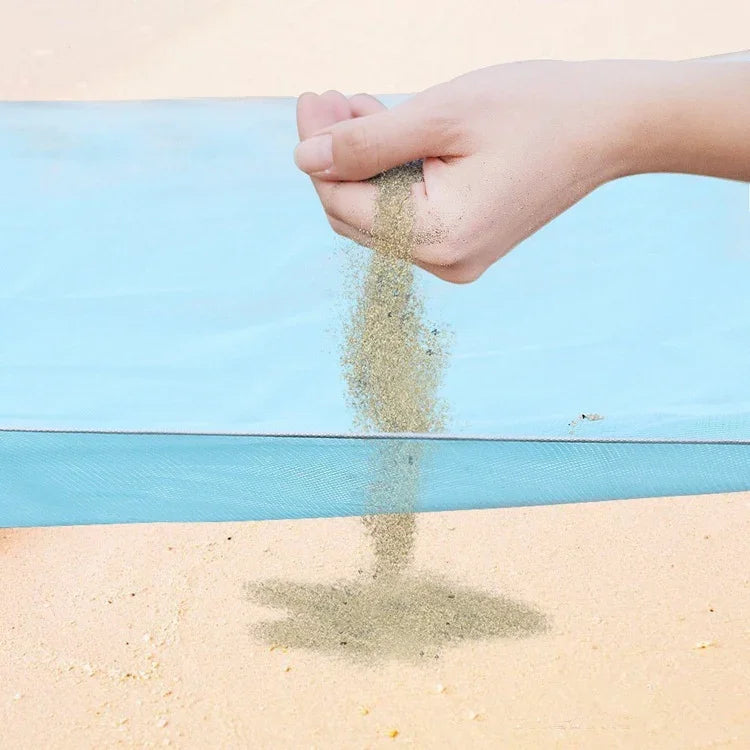Thảm chống cát nhẹ gấp gọn, đệm dã ngoại ngoài trời, thảm bãi biển, kích thước: 2x2m, 2 x 2m (hồng), 2 x 2m (xanh lá), 200x200m (xanh dương)