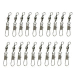 20 Cái Khớp Nối Câu Cá 8# 3.5cm Xoay Thùng Có Móc An Toàn, 20 Cái 8# 3.5cm