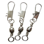 20 Cái Khớp Nối Câu Cá 8# 3.5cm Xoay Thùng Có Móc An Toàn, 20 Cái 8# 3.5cm