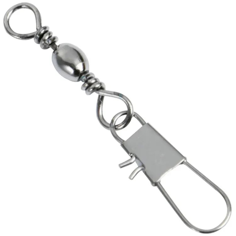 20 Cái Khớp Nối Câu Cá 8# 3.5cm Xoay Thùng Có Móc An Toàn, 20 Cái 8# 3.5cm