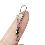 20 Cái Khớp Nối Câu Cá 8# 3.5cm Xoay Thùng Có Móc An Toàn, 20 Cái 8# 3.5cm
