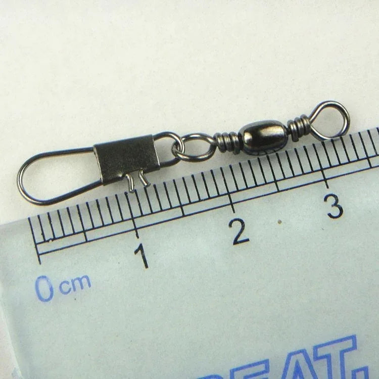 20 Cái Khớp Nối Câu Cá 8# 3.5cm Xoay Thùng Có Móc An Toàn, 20 Cái 8# 3.5cm