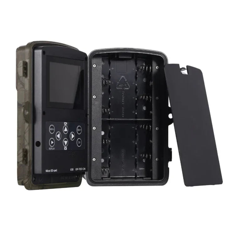 Camera săn bắn an ninh HC801A 8MP chống nước IP65 có tầm nhìn ban đêm IR, chương trình Novatek 96650, góc rộng 120 độ, góc cảm biến PIR 110 độ, HC801A