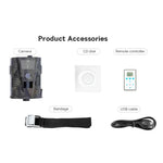 Camera săn bắn theo dõi an ninh IP54 chống nước HT-001 1MP có hồng ngoại nhìn ban đêm, chương trình Novatek96220, góc rộng 120 độ, góc cảm biến PIR 100 độ, HT-001