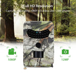 Camera săn bắn theo dõi an ninh IP54 chống nước PR-100 1MP có hồng ngoại nhìn ban đêm, chương trình Sunplus 1628, góc rộng 120 độ, góc cảm biến PIR 100 độ, PR100
