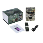 Camera săn bắn theo dõi an ninh IP54 chống nước PR-100 1MP có hồng ngoại nhìn ban đêm, chương trình Sunplus 1628, góc rộng 120 độ, góc cảm biến PIR 100 độ, PR100
