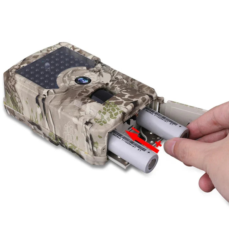 Camera săn bắn theo dõi an ninh IP54 chống nước PR-200 có hồng ngoại nhìn ban đêm, góc rộng 120 độ, góc cảm biến PIR 100 độ, PR200