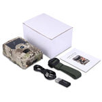 Camera săn bắn theo dõi an ninh IP54 chống nước PR-200 có hồng ngoại nhìn ban đêm, góc rộng 120 độ, góc cảm biến PIR 100 độ, PR200