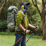 Gậy leo núi cắm trại ngoài trời hợp kim nhôm Aotu AT7551 135cm, Màu đen#135cm, Màu xanh dương#135cm, Màu đỏ#135cm, Màu bạc#135cm