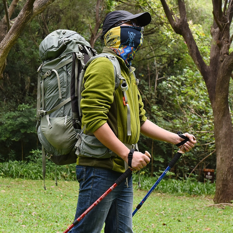 Gậy leo núi cắm trại ngoài trời hợp kim nhôm Aotu AT7551 135cm, Màu đen#135cm, Màu xanh dương#135cm, Màu đỏ#135cm, Màu bạc#135cm