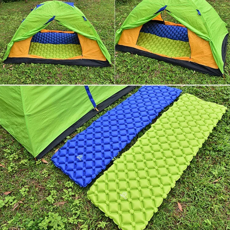 Đệm hơi bơm hơi ngoài trời Aotu AT6241, đệm khí TPU, kích thước: 190x57x5.5cm (màu xanh)