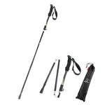 Gậy trekking gấp hợp kim nhôm Aotu AT7558 dài 125cm, tay cầm EVA, gậy leo núi cắm trại, mã AT7558