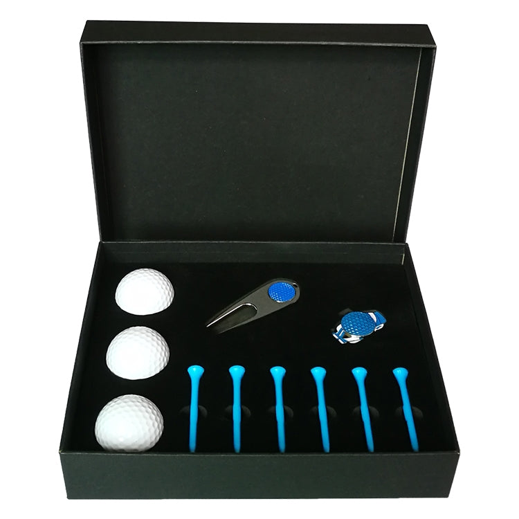 Bộ quà tặng 11 trong 1 gồm 6 gậy golf + dụng cụ sửa cỏ + 3 bóng golf, 11 trong 1 màu xanh, 11 trong 1 màu đỏ