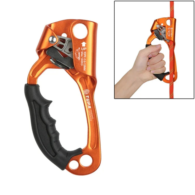 XINDA TP-8606 kẹp dây cầm tay chống rơi làm việc trên cao leo núi đá ngoài trời cho dây đường kính 8-12mm bên trái, bên trái