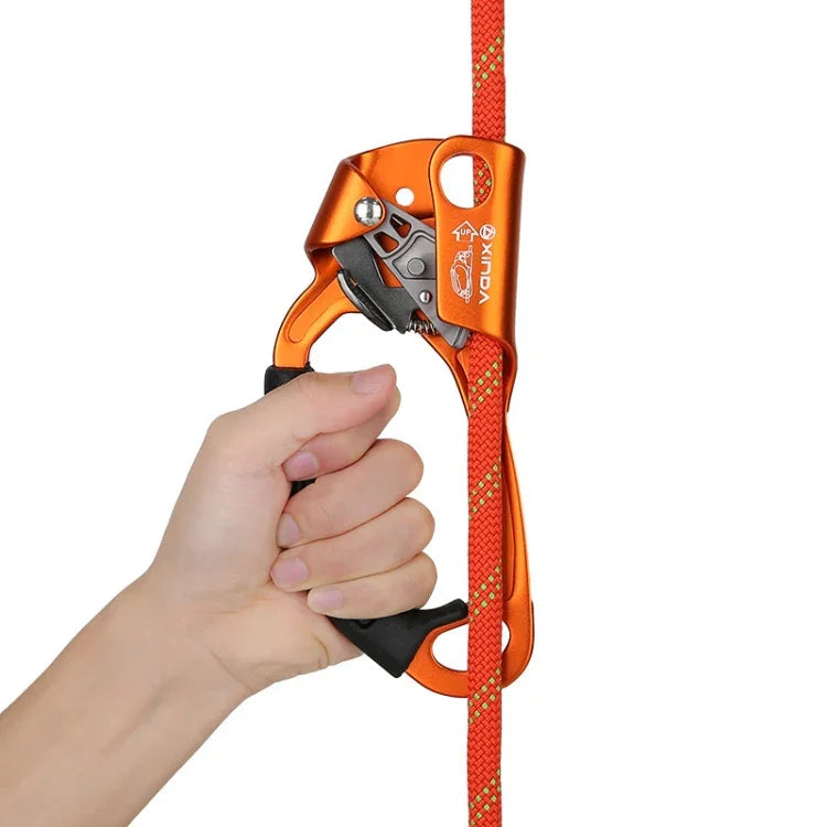 XINDA TP-8606 kẹp dây cầm tay chống rơi làm việc trên cao leo núi đá ngoài trời cho dây đường kính 8-12mm bên trái, bên trái