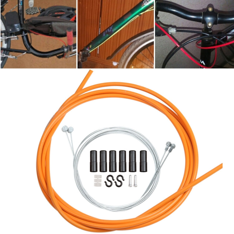 Bộ ống cáp phanh xe đạp đa năng, Màu đen, Cam, Xanh lá, Xám, Xanh dương, Đỏ, Trắng, Vàng