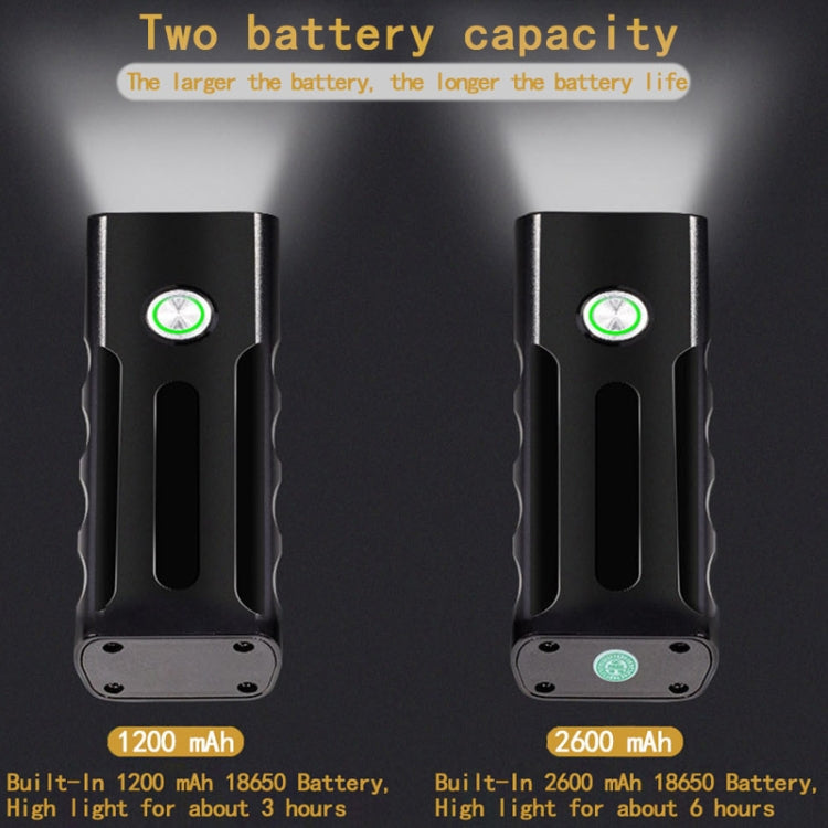 Đèn xe đạp sạc USB BX2 gắn tay lái phía trước (3 giờ, bóng đèn L2), 3 giờ, bóng đèn L2