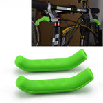 1 cặp ốp bảo vệ phanh xe đạp silicone loại phổ thông, Ốp phanh màu vàng, ốp phanh màu đỏ, ốp phanh màu xanh, ốp phanh màu xanh lá