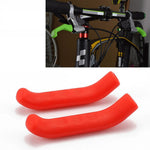 1 cặp ốp bảo vệ phanh xe đạp silicone loại phổ thông, Ốp phanh màu vàng, ốp phanh màu đỏ, ốp phanh màu xanh, ốp phanh màu xanh lá