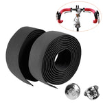 1 cặp băng quấn tay lái xe đạp đường trường thể thao bằng nút chai + 2 nút bịt tay lái, 2m màu đỏ, 2m màu trắng, 2m màu vàng, 2m màu đen, 2m màu hồng, 2m màu xanh lá, 2m màu xanh dương