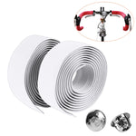 1 cặp băng quấn tay lái xe đạp đường trường thể thao bằng nút chai + 2 nút bịt tay lái, 2m màu đỏ, 2m màu trắng, 2m màu vàng, 2m màu đen, 2m màu hồng, 2m màu xanh lá, 2m màu xanh dương
