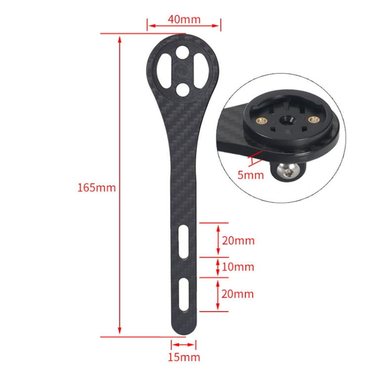 Giá đỡ đồng hồ xe đạp đường trường bằng sợi carbon cho dòng Garmin (mờ), cho dòng Bryton (mờ), cho dòng CATEYE (mờ), cho dòng Garmin (mờ)