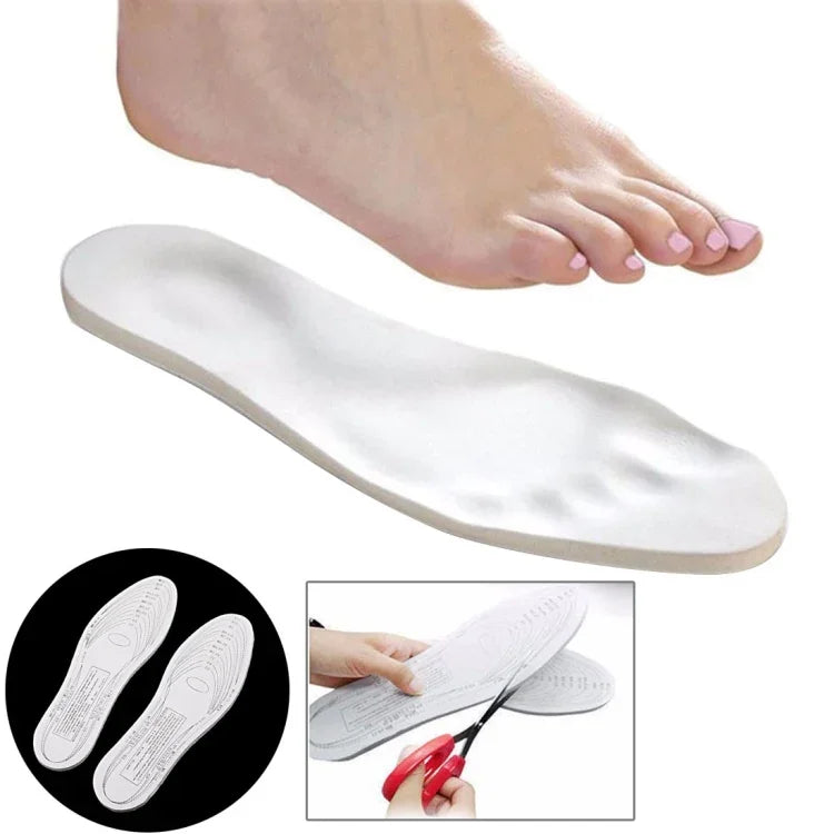1 đôi lót giày unisex thoải mái có thể điều chỉnh bằng mút nhớ, kích thước: 28.7 x 9.4 x 0.9 cm, cỡ US: 1.5-11