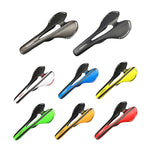Yên xe đạp đường trường bằng sợi carbon TOSEEK, yên rỗng, kết cấu 3K + phủ mờ, Màu phủ mờ: xanh dương, đỏ, trắng, vàng, đen, cam, xanh lá, xám