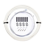 Bộ 7 trong 1 ống dây phanh PVC đầu trụ cho xe đạp leo núi, Xe đạp leo núi