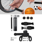 Bơm xe đạp mini cầm tay hợp kim nhôm + miếng vá lốp không keo bằng nhựa + cần mở lốp, Bơm + miếng vá lốp không keo bằng nhựa + cần mở lốp màu đen, Bơm + miếng vá lốp không keo bằng nhựa + cần mở lốp màu đỏ