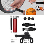 Bơm xe đạp mini cầm tay hợp kim nhôm + miếng vá lốp không keo bằng nhựa + cần mở lốp, Bơm + miếng vá lốp không keo bằng nhựa + cần mở lốp màu đen, Bơm + miếng vá lốp không keo bằng nhựa + cần mở lốp màu đỏ