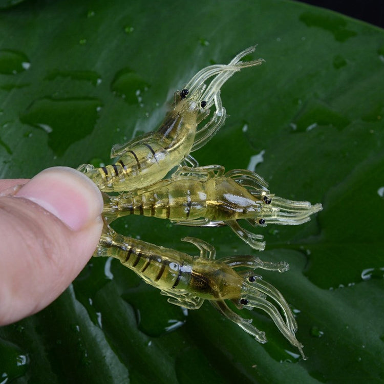 10 Cái Mồi Câu Mềm 4cm Mồi Popper, Tôm Nhân Tạo, Tôm Phát Sáng, Tôm Hồng, Tôm Xanh, Tôm Trong Suốt