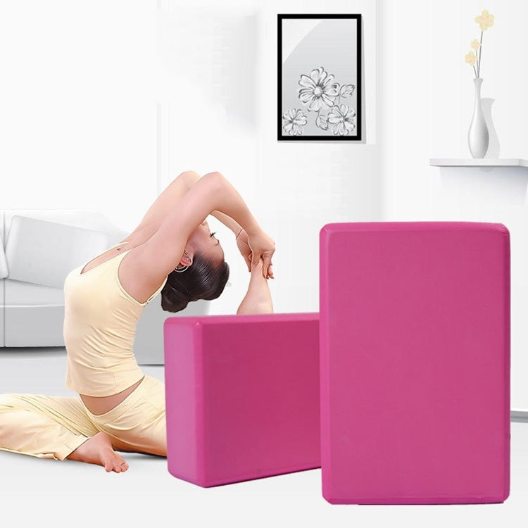 Khối xốp yoga mật độ cao gạch tập thể dục tại nhà cho nữ, kích thước: 23*15*7.5cm, màu tím