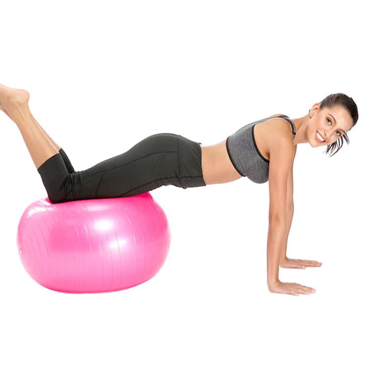 Bóng yoga thể thao dày chống nổ lớn, bóng yoga môi trường cho bà bầu, Đường kính: 65cm, 65cm (Màu hồng), 65cm (Màu xanh dương), 65cm (Màu tím)