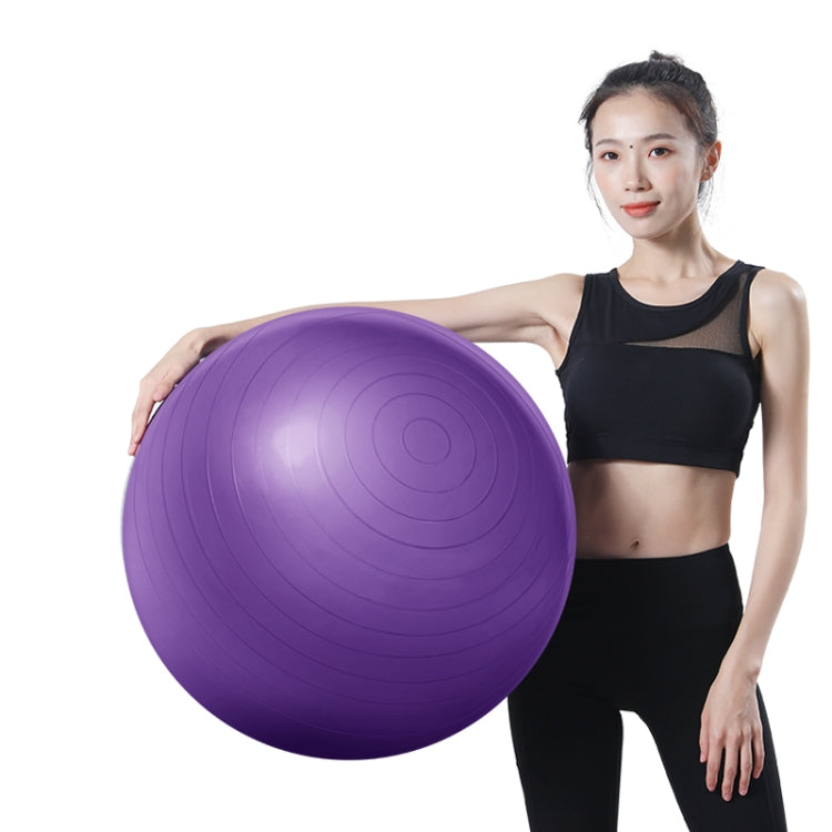 Bóng yoga thể thao dày chống nổ lớn, bóng yoga môi trường cho bà bầu, Đường kính: 65cm, 65cm (Màu hồng), 65cm (Màu xanh dương), 65cm (Màu tím)
