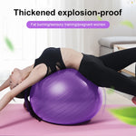 Bóng yoga thể thao dày chống nổ lớn, bóng yoga môi trường cho bà bầu, Đường kính: 65cm, 65cm (Màu hồng), 65cm (Màu xanh dương), 65cm (Màu tím)