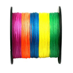 HENGJIA Colorful 3.0# 0.28mm 38LB 15.8kg Tension 300m Extra Strong 4 Shares Braid PE Fishing Line Kite Line, 3.0# 0.28mm 38LB