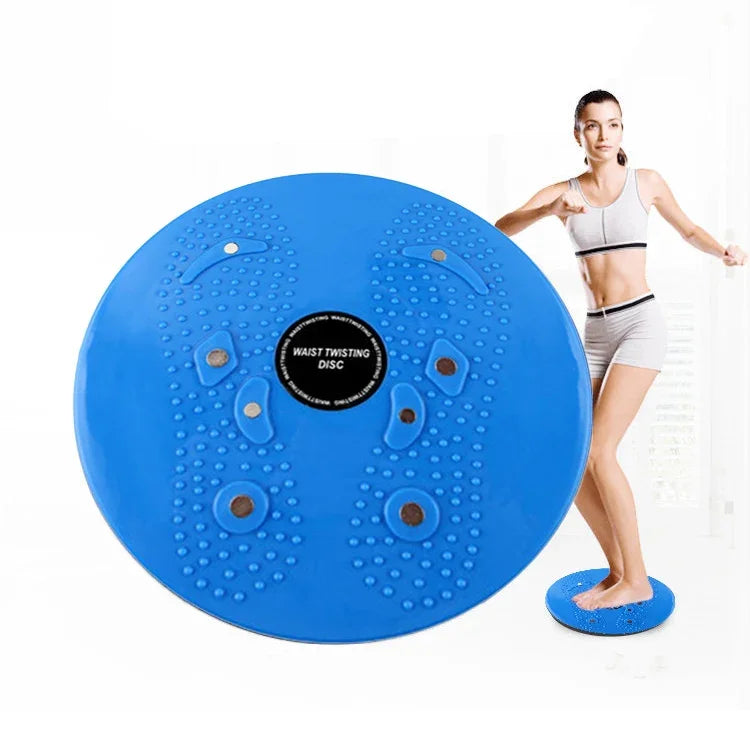 Đĩa xoay eo từ tính tập thể dục aerobic, kích thước: 25*3cm, zm-8016 (xanh dương), zm-8016 (tím)
