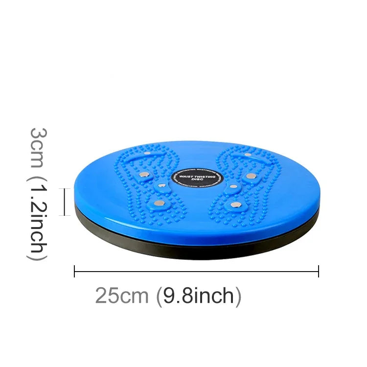 Đĩa xoay eo từ tính tập thể dục aerobic, kích thước: 25*3cm, zm-8016 (xanh dương), zm-8016 (tím)