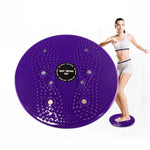 Đĩa xoay eo từ tính tập thể dục aerobic, kích thước: 25*3cm, zm-8016 (xanh dương), zm-8016 (tím)