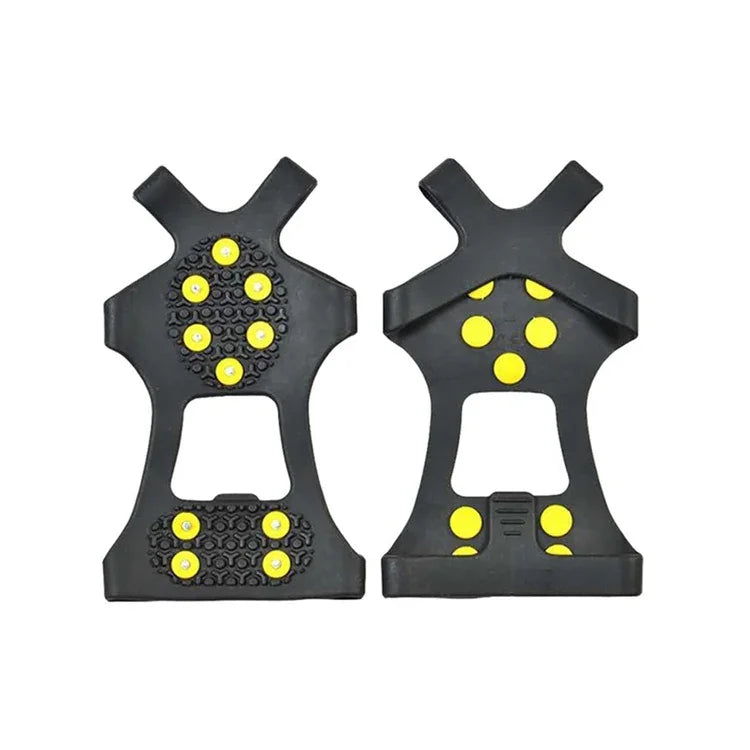 Bao giày chống trượt 10 răng cho băng tuyết ngoài trời, kích thước: S, kích thước: S