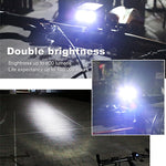 Đèn pha xe đạp Y15 2 x CREE XPG2 500LM sạc USB với 5 chế độ, Y15