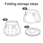Naturehike NH20SJ040 20L PVC Outdoor Camping Foldable Water Storage Bucket, 20L